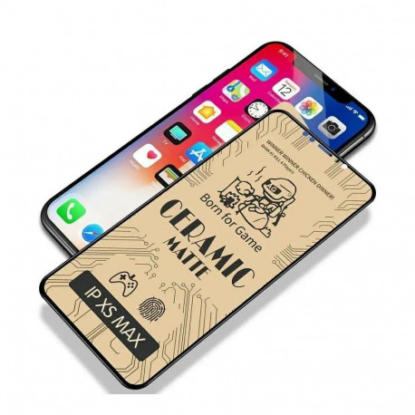 Fusion Matte Ceramic tempered glass for phone iPhone 14 Pro black