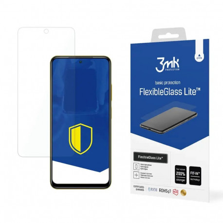 3mk FlexibleGlass Lite™ tempered glass for phone Xiaomi Poco X4 Pro 5G