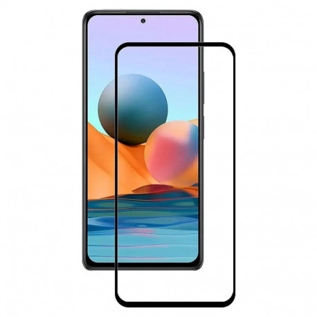 HOFI Fusion full glue 5D tempered glass with frame for phone Xiaomi Redmi 10 black