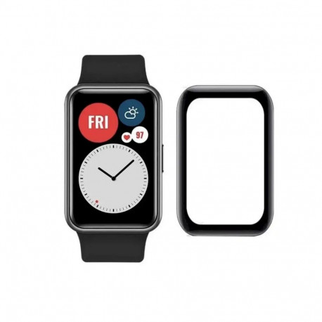 Fusion Nano 9H full coveraged glass for Huawei Watch Fit black