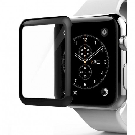 Fusion Accessories kaitseklaas Apple Watch Series 3 (42 mm) jaoks | must