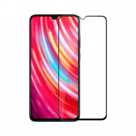Fusion Full Glue 5D Tempered Glass full coveraged with frame for phone Xiaomi Redmi Note 8 Pro black
