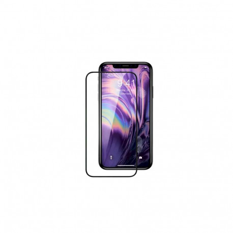 Fusion full cover tempered glass for phone iPhone XS Max black