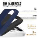 Vmax Triangle case for iPhone 16 Plus 6,7" navy blue