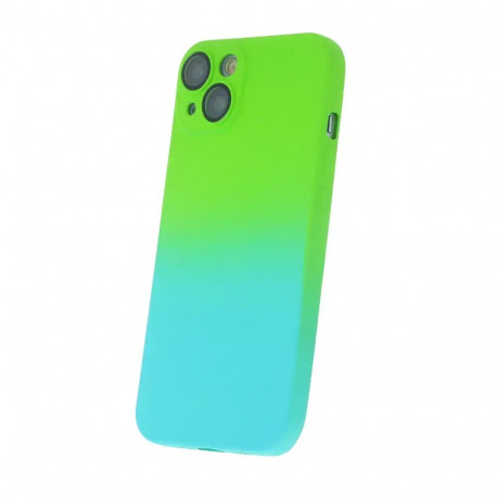 Fusion Neogradient 3 back case silicone for Apple iPhone 12 green blue