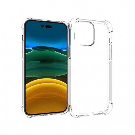 Fusion Anti Shock 1.5 mm Silicone Case For Apple iPhone 14 Pro Max Transparent