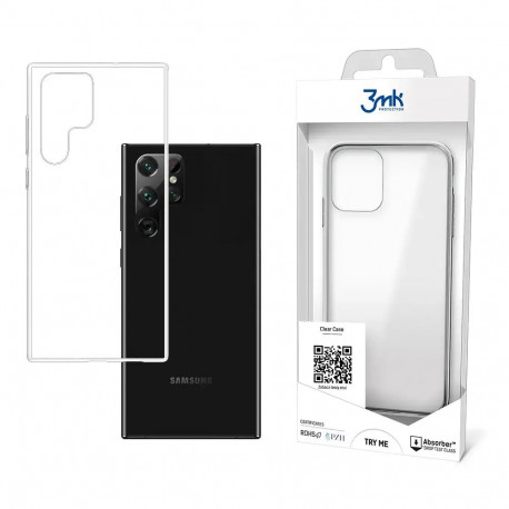 3mk Clear phone case for Samsung Galaxy S22 Ultra (S908) transparent