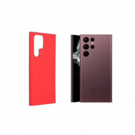 Fusion soft matte telefoni ümbris Samsung Galaxy S22 Ultra (S908) punane