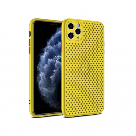 Fusion Breathe Case Silicone Case For Apple iPhone 12 Pro Max Yellow