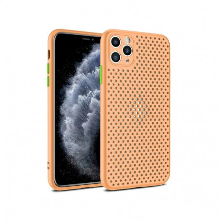 Fusion Breathe Case Silicone Case For Apple iPhone 12 Pro Max Orange