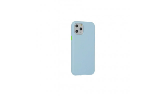Fusion Solid Case Silicone Case For Apple iPhone 12 Mini Light Blue
