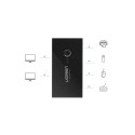 Switch USB KVM USB 2x4 UGREEN USB 2.0 (black)