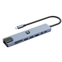 Hawk HW-HUB801 8in1 Adapter USB-C