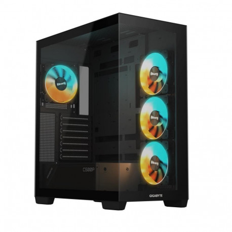 Gigabyte Case||GB-C500P ST|MidiTower|Case product features Transparent panel|ATX|MicroATX|MiniITX|Co