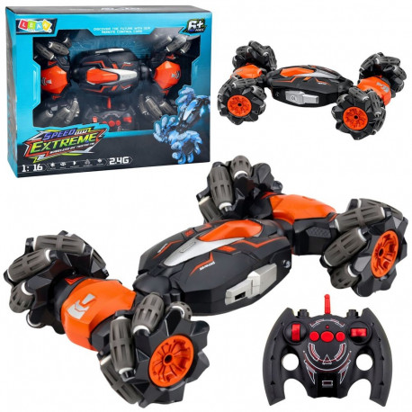 Samochód Zdalnie Sterowany RC Do Driftu Akrobacji Twist Pomarańczowy 1:16