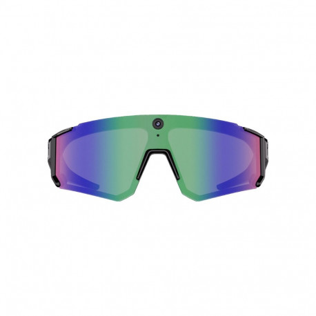 Colmi V06 AI Sports Sunglasses (Black with Blue Lenses)
