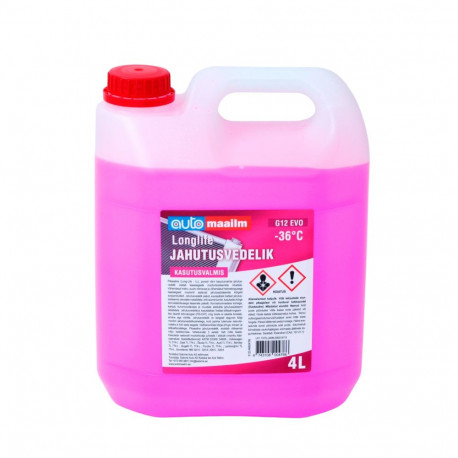 Automaailm jahutusvedelik G12evo VAG Longlife, punane 4L