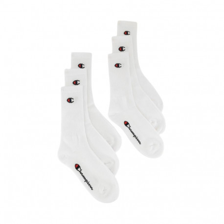 Champion sokid U20005 WW001 6 paari 35-38, valge