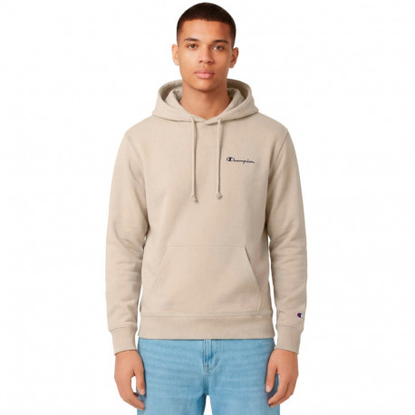 Bluza męska Champion Hooded Sweatshirt beżowa 221791 MS041 2XL