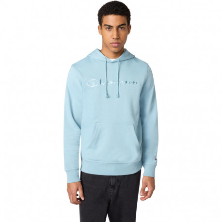 Bluza męska Champion Hooded Sweatshirt błękitna 220782 BS221 L
