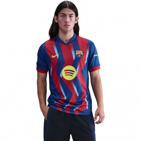 Nike meeste särk FC Barcelona Stadium 2025/26 FZ1304 432 L, tumesinine-veinipunane