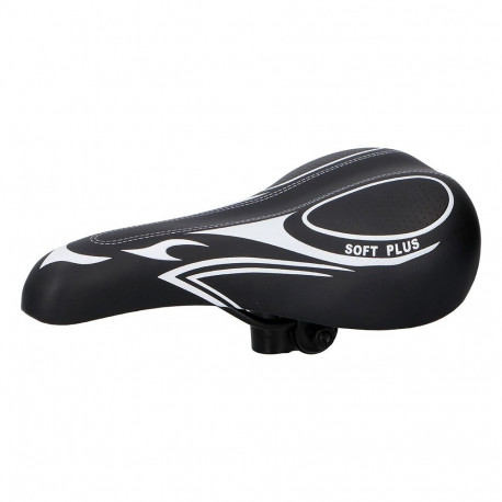 Siodełko rowerowe Dunlop MTB czarno-białe 2073366