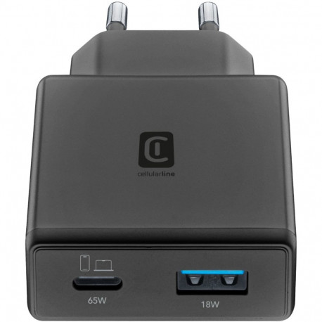 Laadija Cellular Line SLIM DUAL PORT 65W