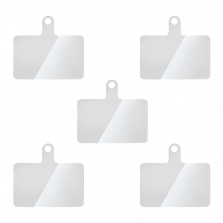 TFO kaelapaela kinnitus, läbipaistev, 5tk