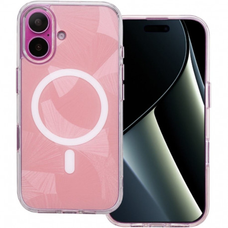 Mobiili tagakaas Setty iPhone 16 Flash Magsafe, roosa