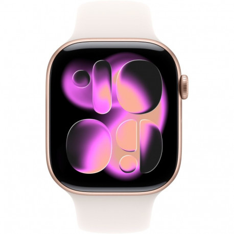 Nutikell Apple Series 11 GPS 42mm Rose Gold/Light Blush Sport S/M