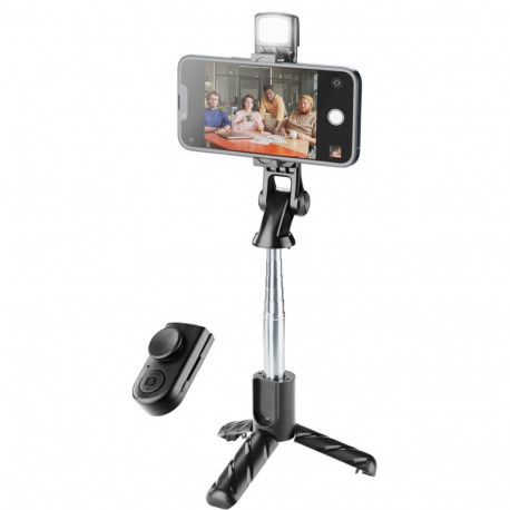 Statiiv Cellular Line Selfie Stick Tripod Bluetooth LED