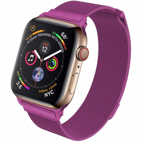 Kellarihm Trendybay Apple Watch 38/40/41/42mm, metall lilla