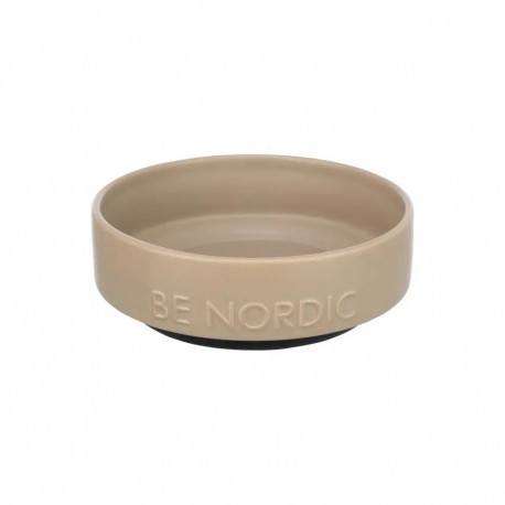 Bowl for animals, ceramic - Trixie BE NORDIC bowl, ceramic|rubber, 1.2 l|ø 18 cm