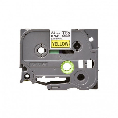 Adhesive tape/marker tape BROTHER TZE-651 24mm black/yellow