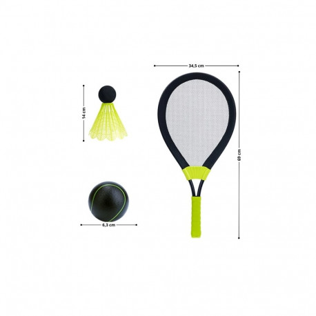 Tennisereket/sulgpallireket Lazy Tennis/Badminton Set inSPORTline JRS270