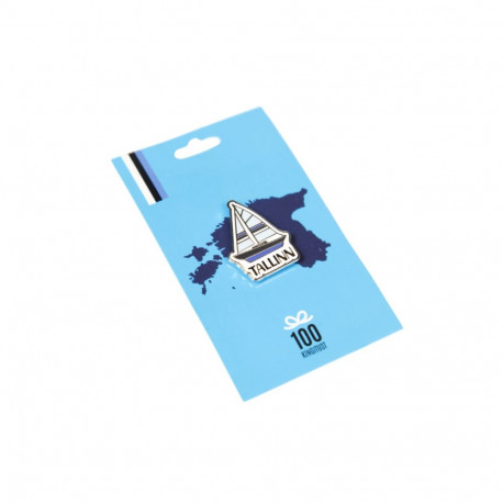 SOKISAHTEL TALLINN purjekaga mereteemaline rinnamärk 425