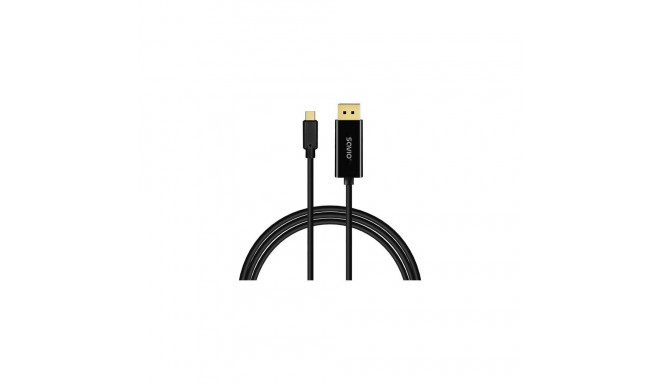 Savio CL-207 USB cable 2 m USB C Black