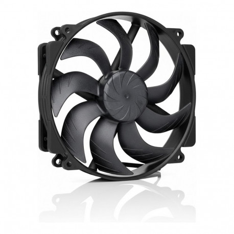 Noctua ventilaator NF-A14x25r G2 PWM Sx2-PP chromax.black 140mm, must