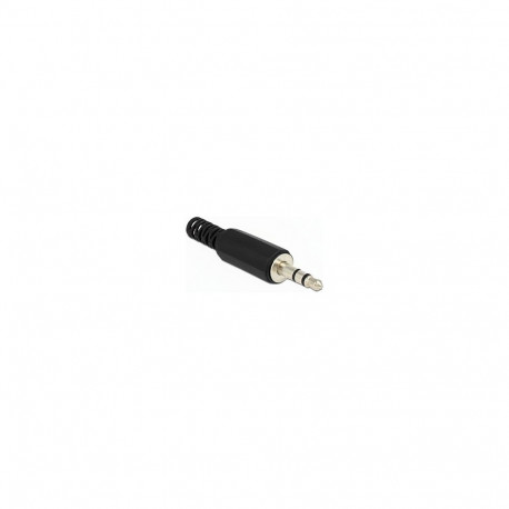 "Klinkenstecker 3,5 mm 3 Pin Stereo mit Knickschutz Lötversion"