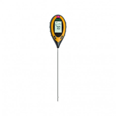 Flo 89000 soil survey instrument, 4 functions, pH 3.5-9, moisture, temperature -9~50°C, light, LCD d