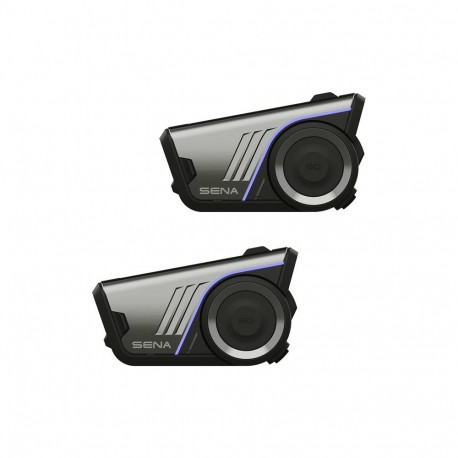 SENA 60S Motorcycle Communication System, SOUND BY Harman Kardon, Dual Pack, Black