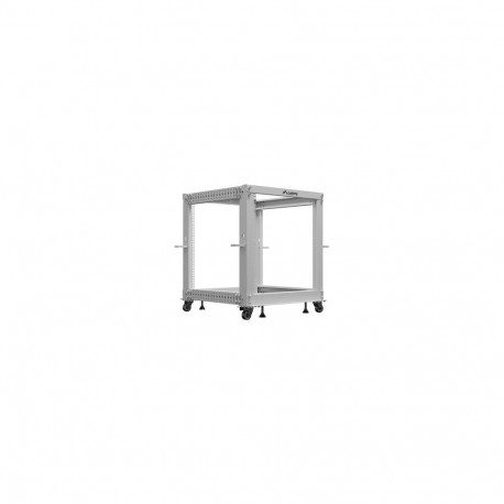 LANBERG Open rack 19inch 12U 600X600-1100 adjustable grey