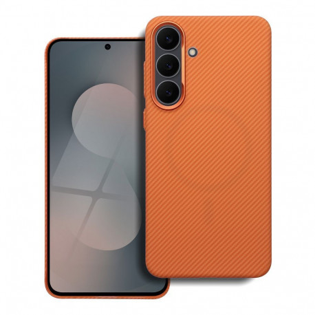Case for Samsung A37 KEVLAR compatible with MagSafe cosmic orange