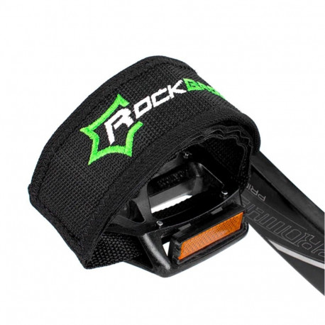 Rockbros Rockbros GZT1001BK Bicycle Pedal Straps 2 pcs - Black