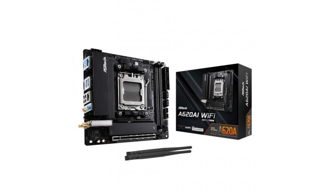 Asrock emaplaat A620AI AMD A620A socket AM5 mini-ITX wifi-toega