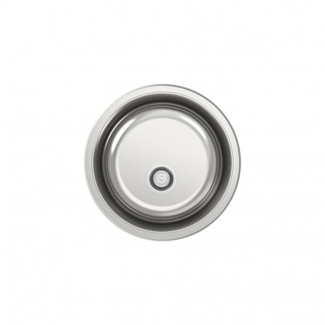 STAINLESS STEEL SINK SATIN AS 68/SIPHON