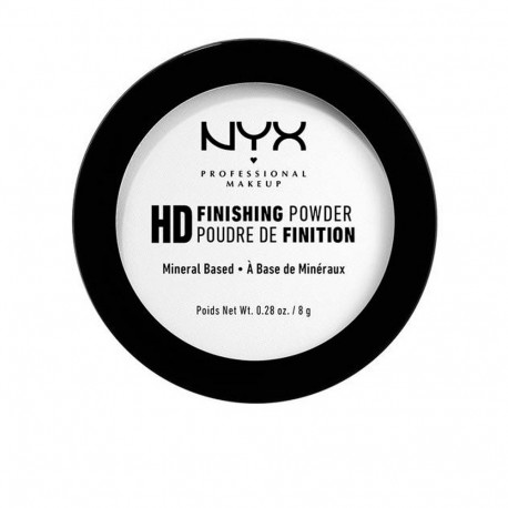 NYX Professional Makeup HD viimistluspuuder mineraalne, läbipaistev