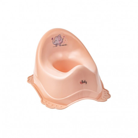 Maltex 2-component chamber pot with music Elephant MINIMAL Peach rose 8210_41