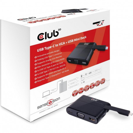 Dokkimisjaam Club 3D CSV-1532 USB-C 60W