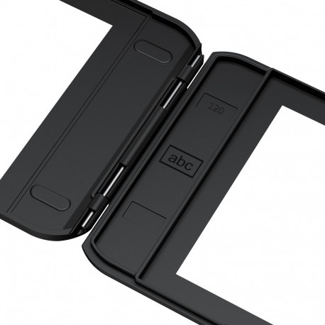 Slide Mount Holder - JJC FH 120X3 6x6 Slide Holder (acid-free ABS, flip-through design)